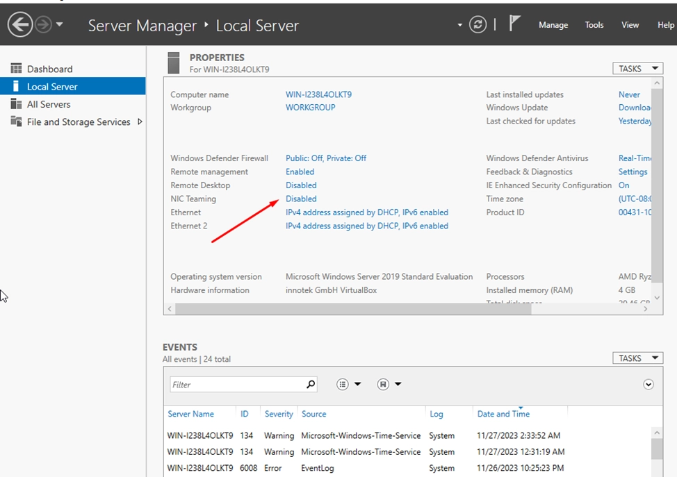 VLAN auf Windows Server einrichten