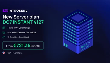 DC7 INSTANT 4127 - neuer dedizierter GPU-Server in Tampa