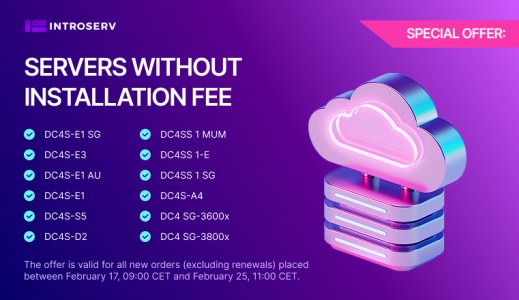 Ya está disponible la nueva línea de servidores con instalación gratuita