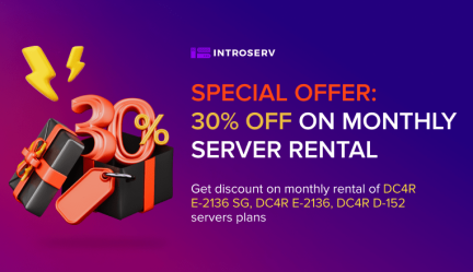 Nuevo lote de servidores con descuento como parte de la oferta del Black Friday