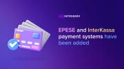 Se han añadido los sistemas de pago EPESE e InterKassa