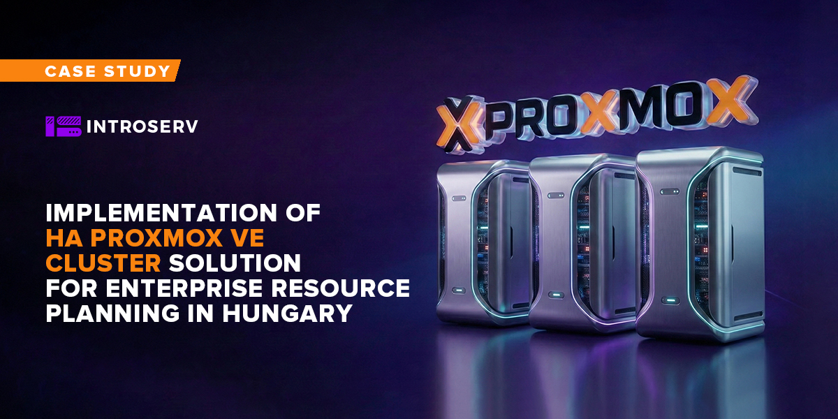 Implantación de la solución HA Proxmox VE Cluster para la planificación de recursos empresariales en Hungría