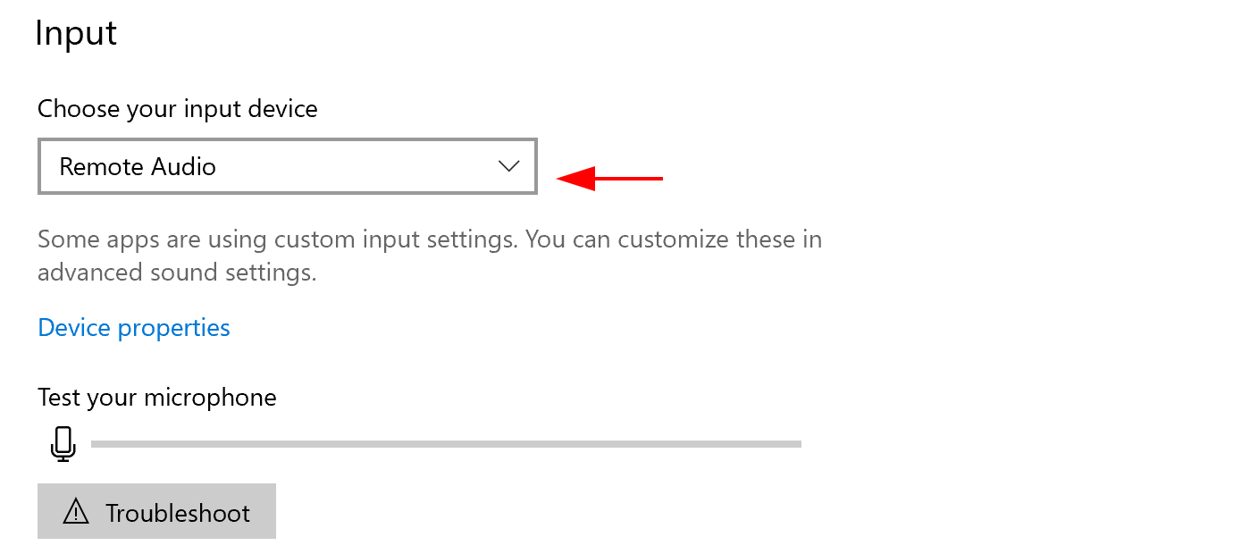 Reenvío de micrófono al servidor RDP - SO Windows