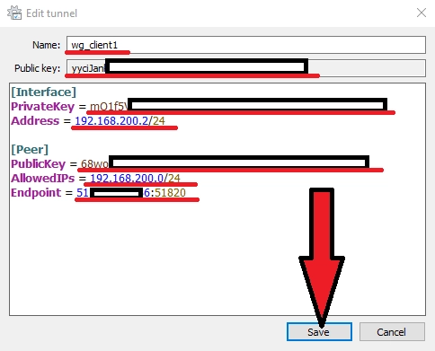 Instalación de WireGuard en Windows