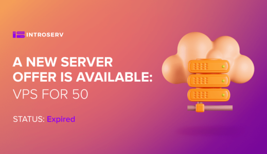 Une nouvelle OFFRE de serveur est disponible : 