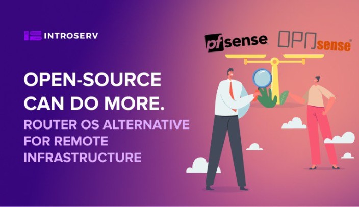 Le logiciel libre peut faire plus. Alternative au système d'exploitation du routeur pour l'infrastructure à distance
