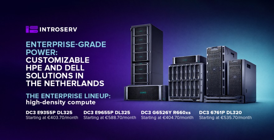 Potenza di livello enterprise: soluzioni HPE e Dell personalizzabili nei Paesi Bassi