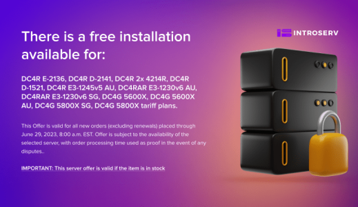 Nuova offerta server: Installazione gratuita - Parte 3