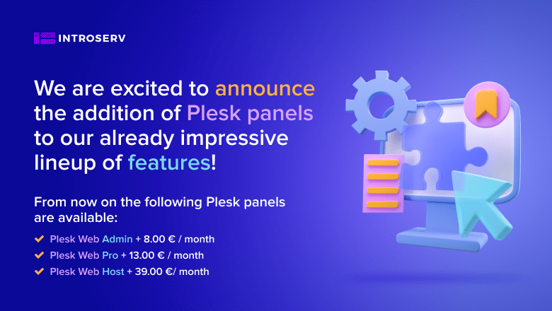 Plesk è ora disponibile per tutte le nostre tariffe