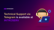 È disponibile il supporto tecnico via Telegram