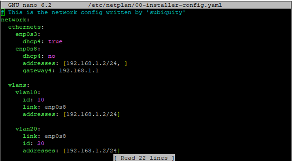 Collegamento dei server a una VLAN