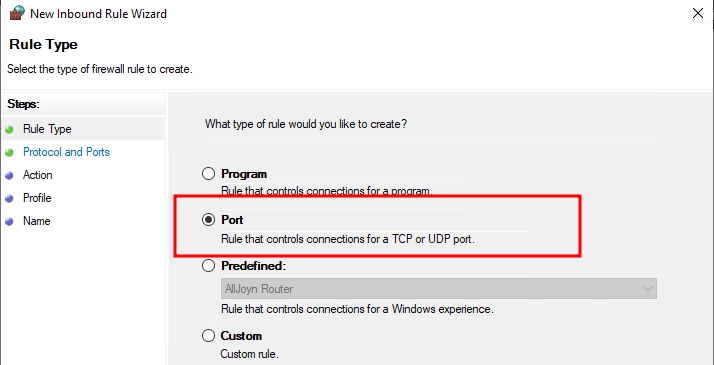 Cambiare la porta RDP di Windows Server