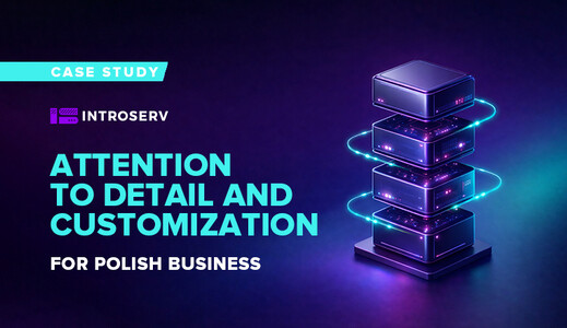 INTROSERV ha creato un sistema di server affidabile per un cliente polacco