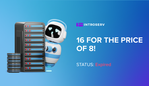 16 for the price of 8!