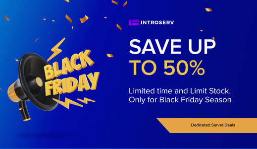 Exclusive Black Friday Server Deals: Save up to 50%