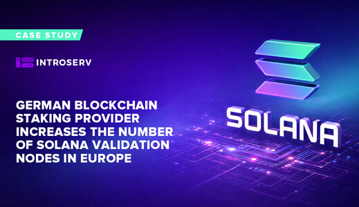 A German blockchain stake provider expands its presence in Europe with the addition of Solana validation nodes