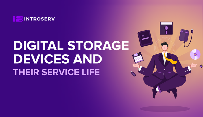 Various types of digital information storage devices