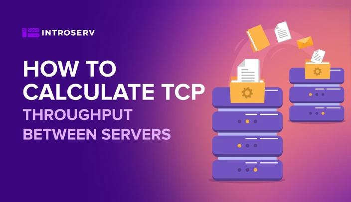 How to estimate TCP throughput between servers