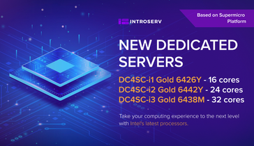 We have just added three new dedicated servers