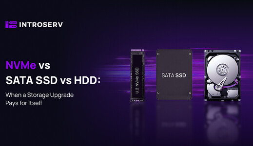 NVMe vs. SATA SSD vs. HDD: When a Storage Upgrade Pays for Itself
