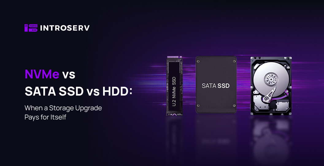 NVMe vs. SATA SSD vs. HDD: When a Storage Upgrade Actually Pays Off