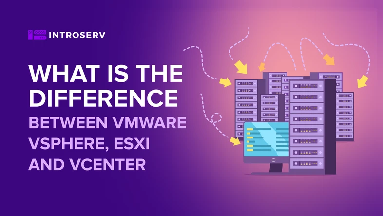 What is the difference between VMware vSphere, ESXi and vCenter