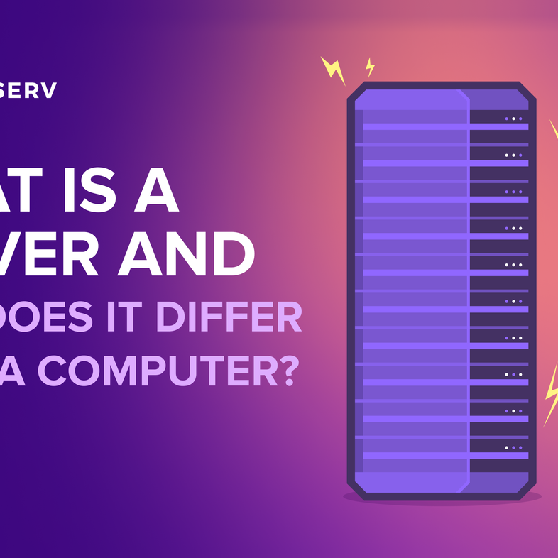 What is a server, and how does it differ from a computer?