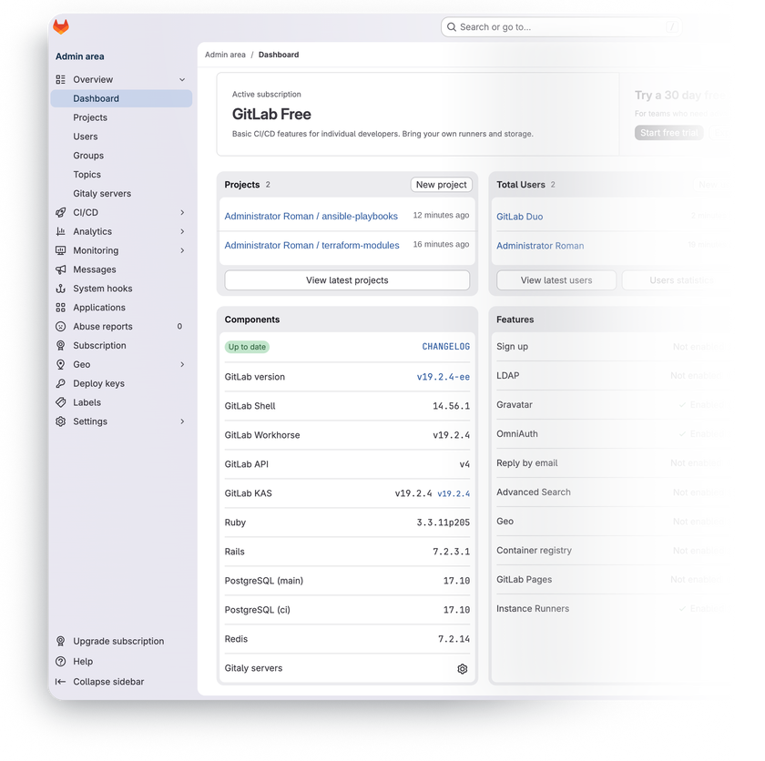 Розгорніть GitLab EE в один клік