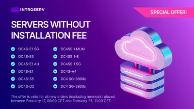  Nowa linia serwerów z bezpłatną konfiguracją jest już dostępna do zamówienia
