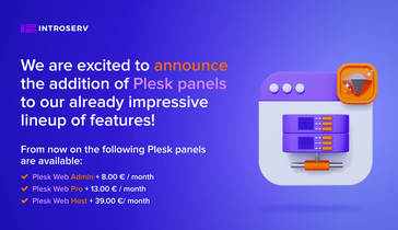 Plesk jest teraz dostępny dla wszystkich naszych stawek