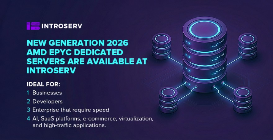 Новые выделенные серверы с процессорами AMD EPYC 2025 года теперь доступны в INTROSERV