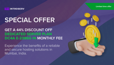 Специальное серверное предложение в Мумбаи DC4A E-2386G IN