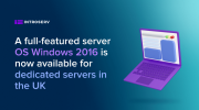 Добавлен Windows 2016 Standard