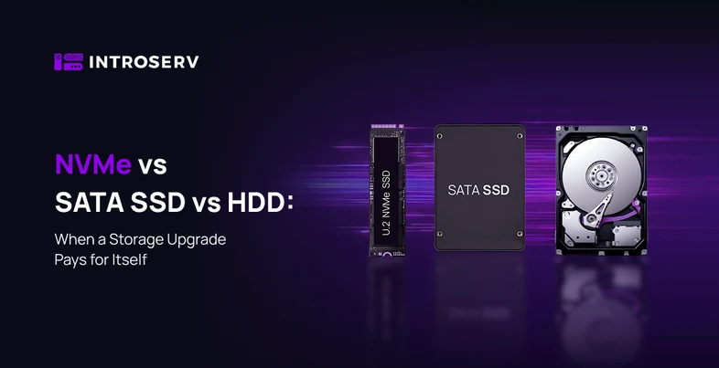 NVMe vs. SATA SSD vs. HDD: когда апгрейд хранилища действительно окупается