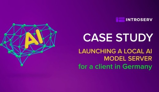 Zagon lokalnega strežnika modela umetne inteligence za nemškega odjemalca