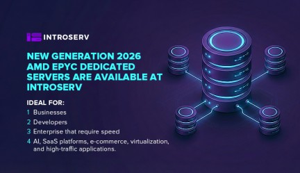Nova generacija 2025 namenskih strežnikov AMD EPYC je zdaj na voljo pri podjetju INTROSERV