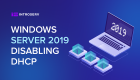 Onemogočanje DHCP v strežniku Windows 2019
