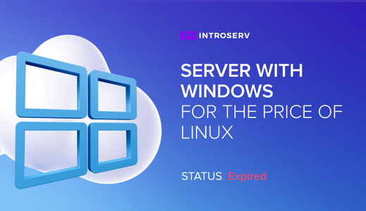 Omejena časovna ponudba! Strežnik z Windows za ceno Linuxa