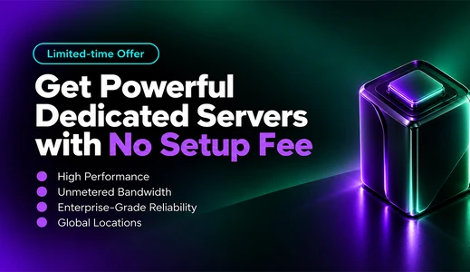 Ponudba z omejenim časom: Pridobite zmogljive namenske strežnike brez namestitvene provizije