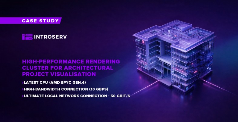 Mimari proje görselleştirmesi için yüksek performanslı render kümesi