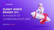 Sunny Winds, Kozmonot Günü şerefine %12'yi siliyor!