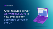 Windows 2016 standardı eklendi