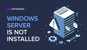 Windows Server yüklü değil