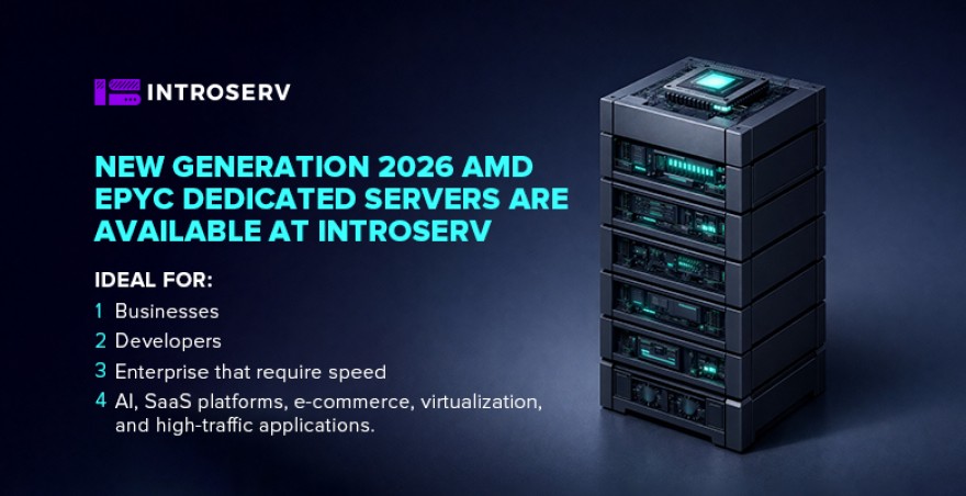 Сертифіковані сервери AMD EPYC нової генерації 2025 року продаються у INTROSERV