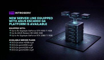 Нова лінійка серверів, яка базуэться на платформі Asus ESC4000 G4