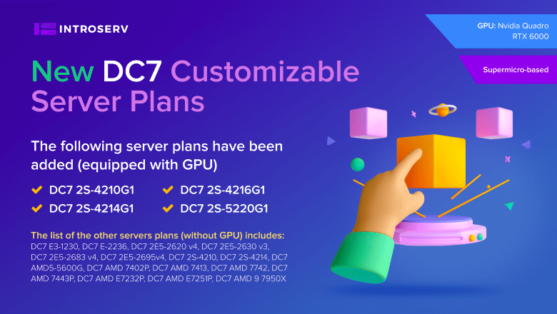 Серверні плани DC7 тепер доступні в США (Даллас, Тампа, Лос-Анджелес, Стейтен-Айленд)