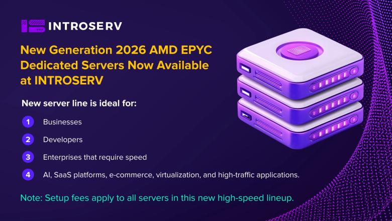Нові виділені сервери з процесорами AMD EPYC 2025 тепер доступні в INTROSERV