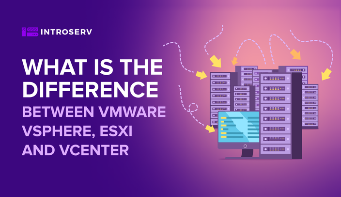 Яка різниця між VMware vSphere, ESXi та vCenter